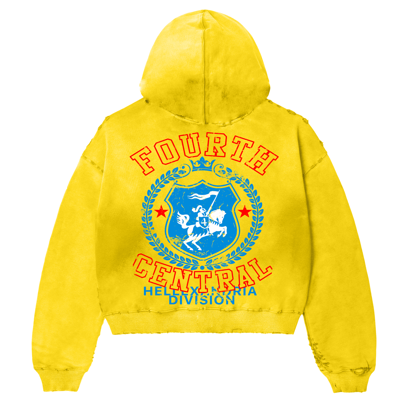 Yellow "FourthCentral" Zip Up